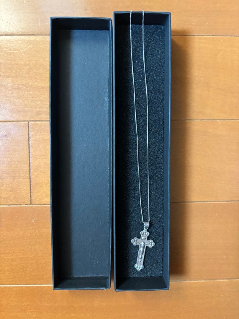silver925 vintage crossnecklace
