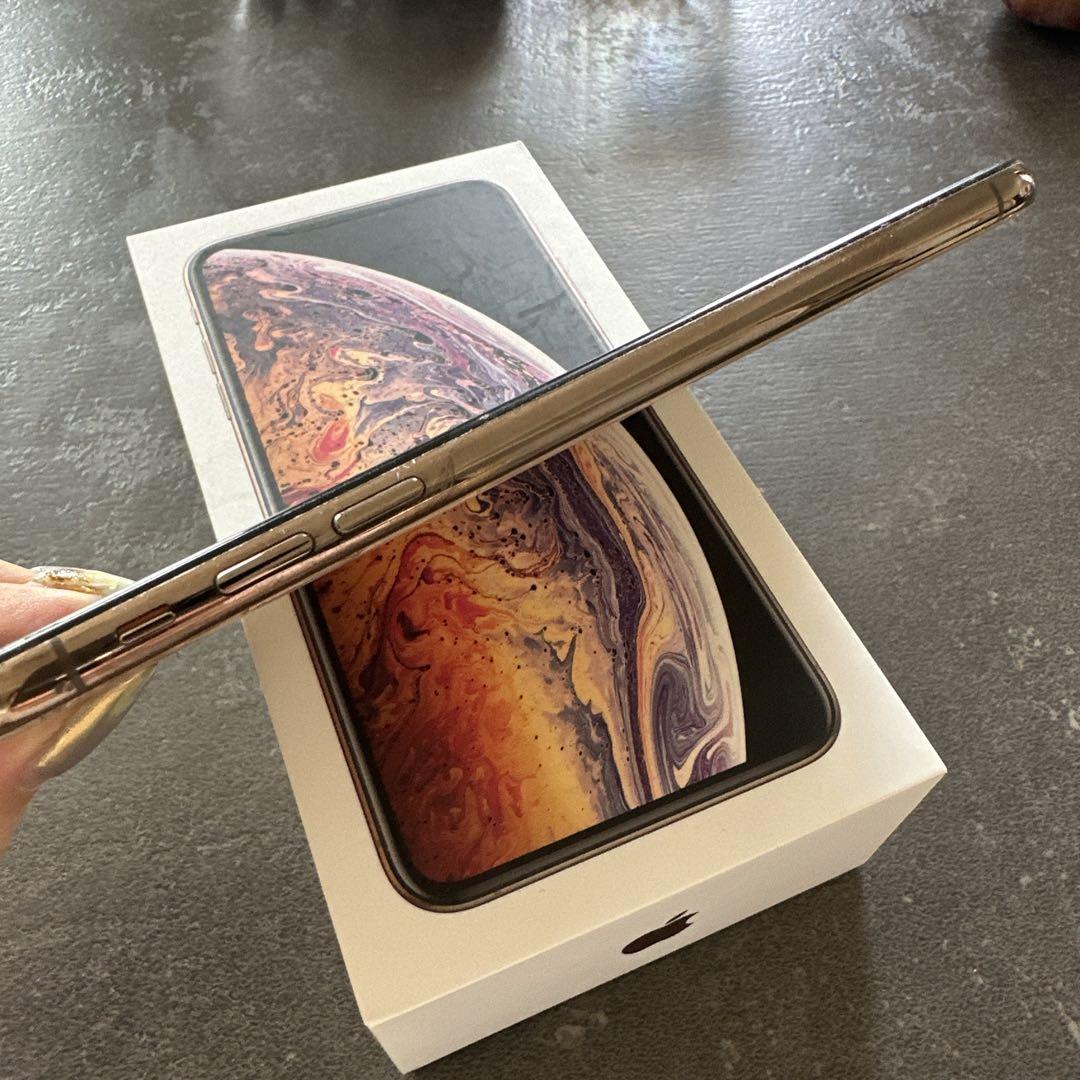 iPhoneXSMax 256GB ゴールド 【割れあり】 使用に問題なし 画像8