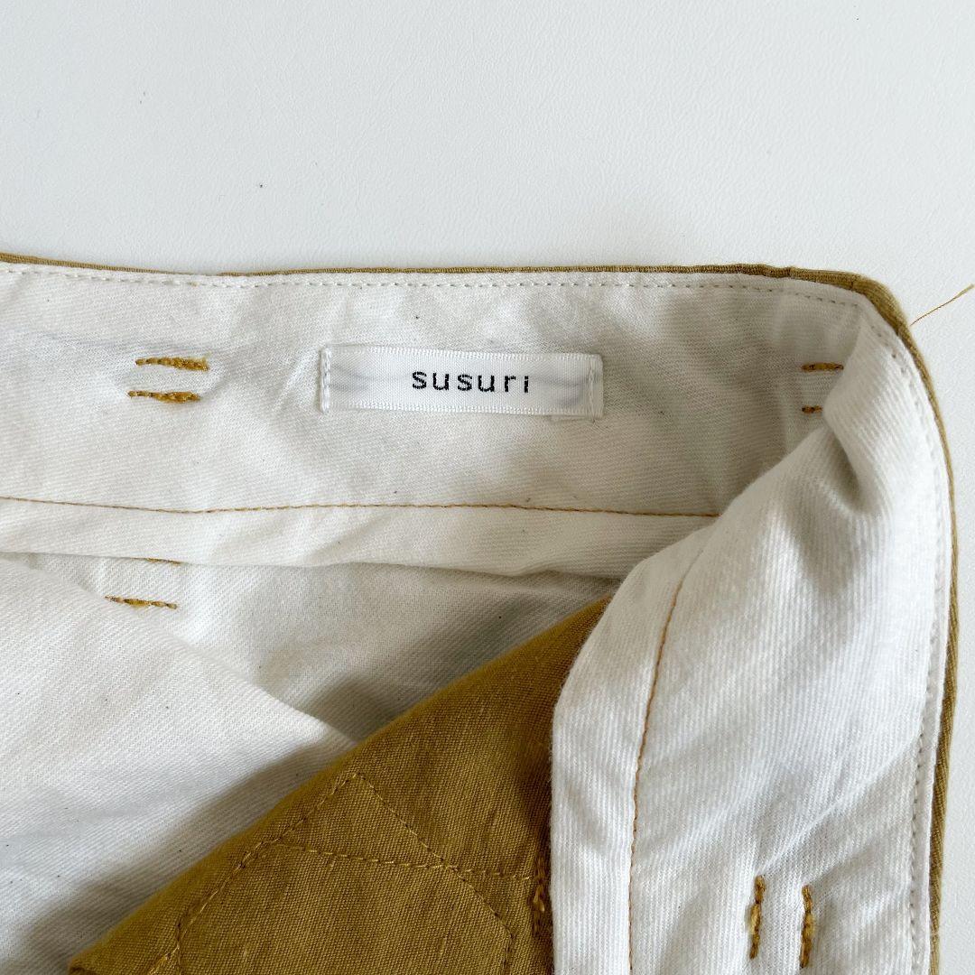 23100R ボアーパンツ リネン 麻 ワイドパンツ テーパード クロップド