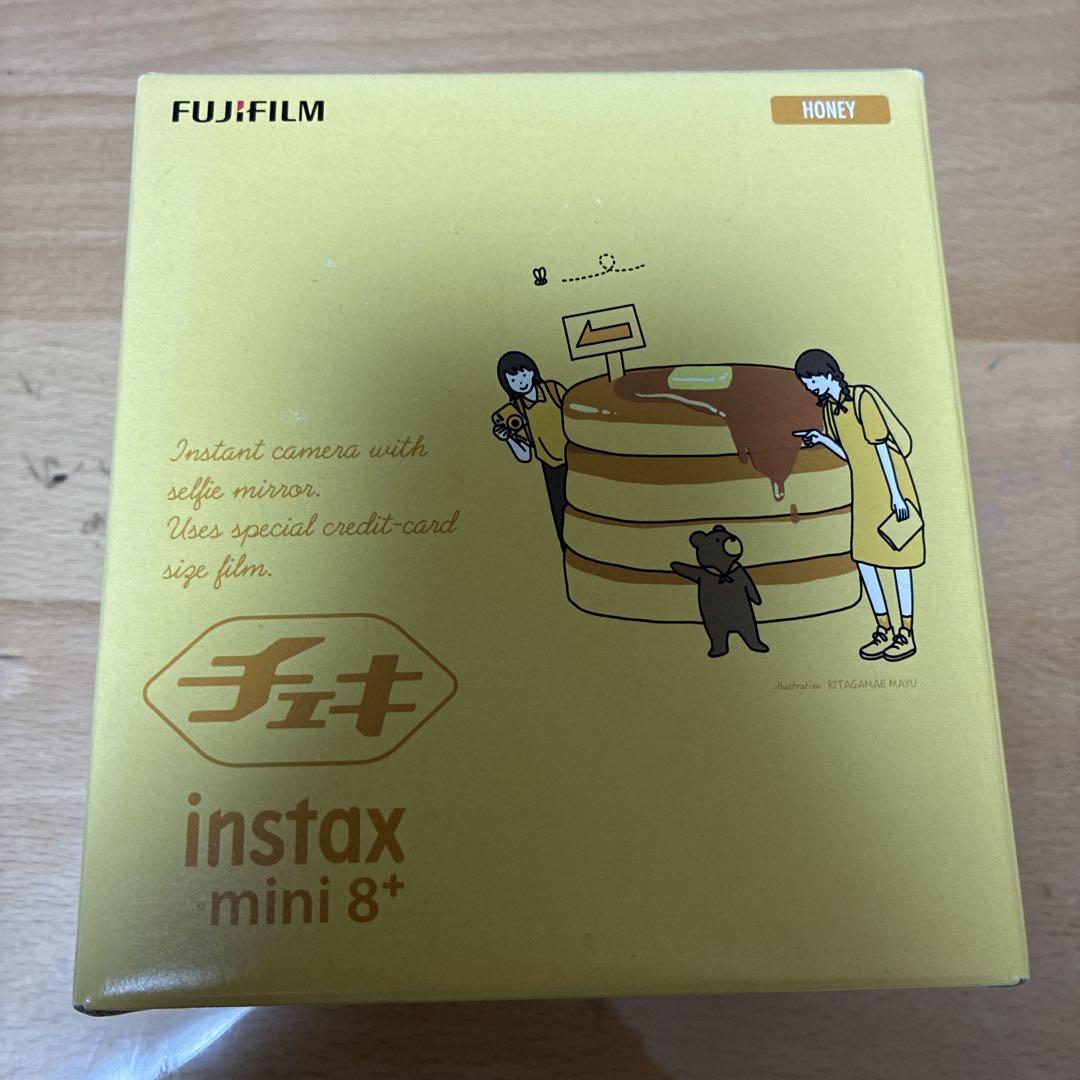 FUJIFILM instax チェキ mini8+ ハニー イエロー