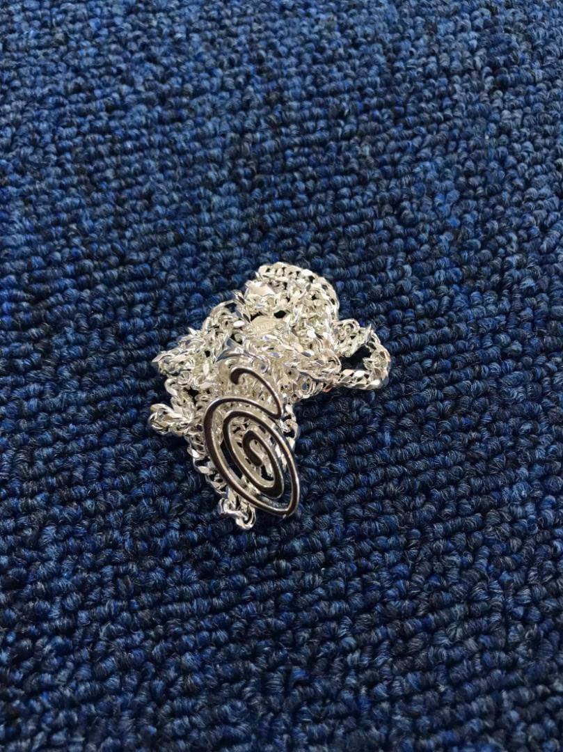 Stussy Spring 24 Jewelry Swirly S Chain Necklace 