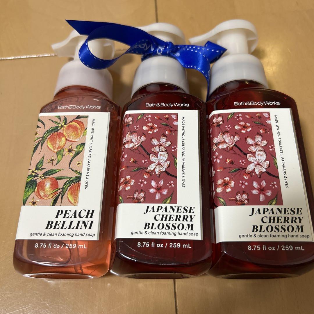 Japanese Cherry Blossom ハンドソープ 4本セット Amazon.com : Bath Gift for Women and Girls, Japanese Cherry