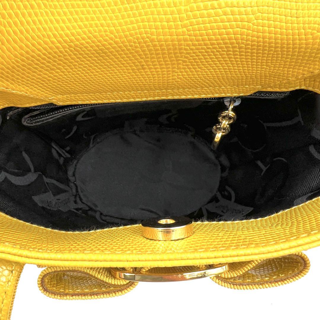 《未使用品/訳あり》Ferragamo ヴァラ レザー バケツ ミニハンドバッグ