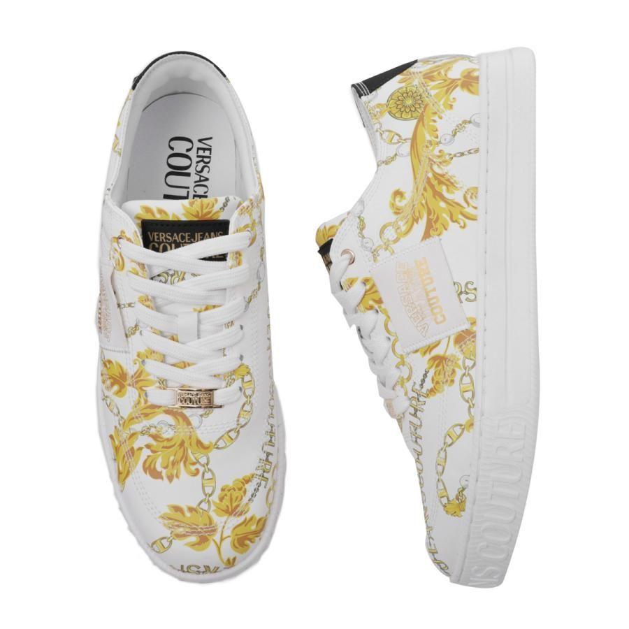 【特価！関送込】VERSACE JEANS ベルサーチェ レザー スニーカー 特価！関送込】VERSACE JEANS ベルサーチェ レザー スニーカー