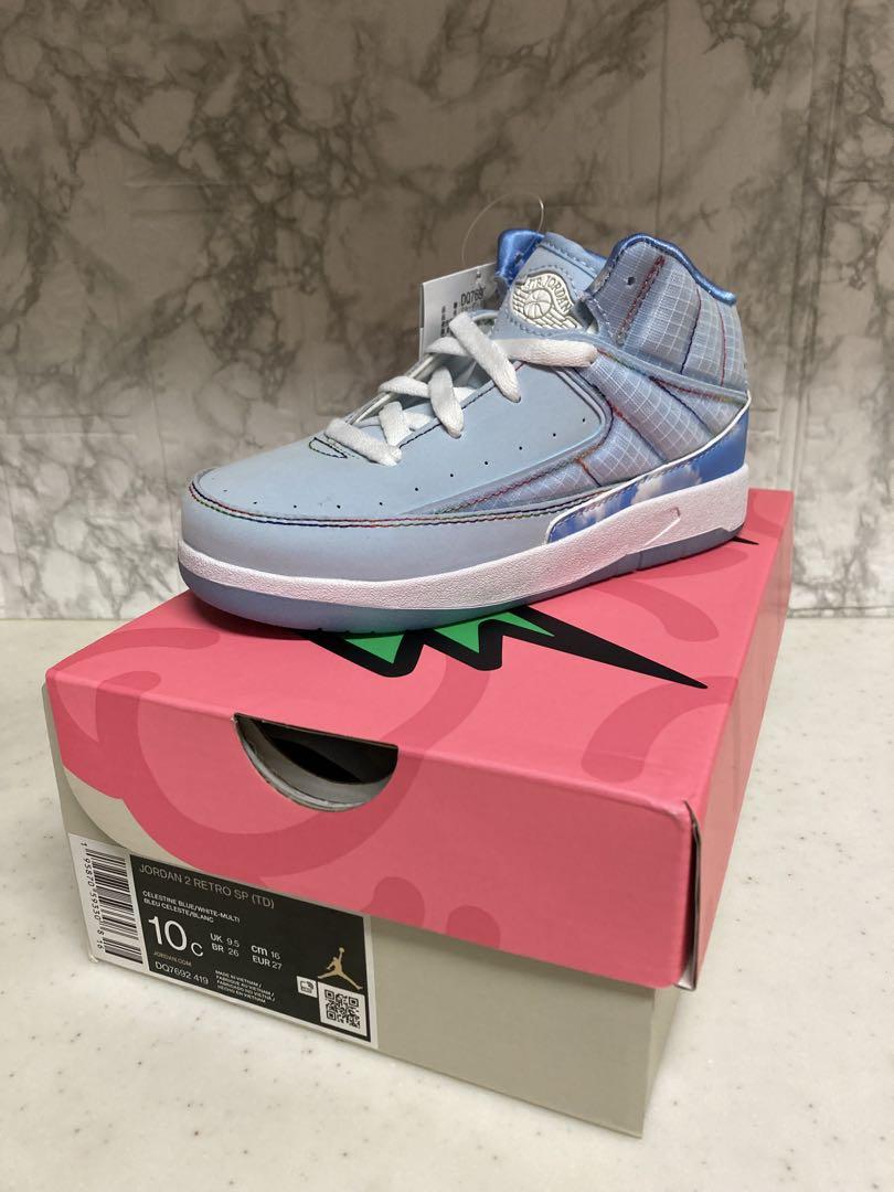 【新品】ジョーダン2 J. バルヴィンX JORDAN 2 TD 16㎝