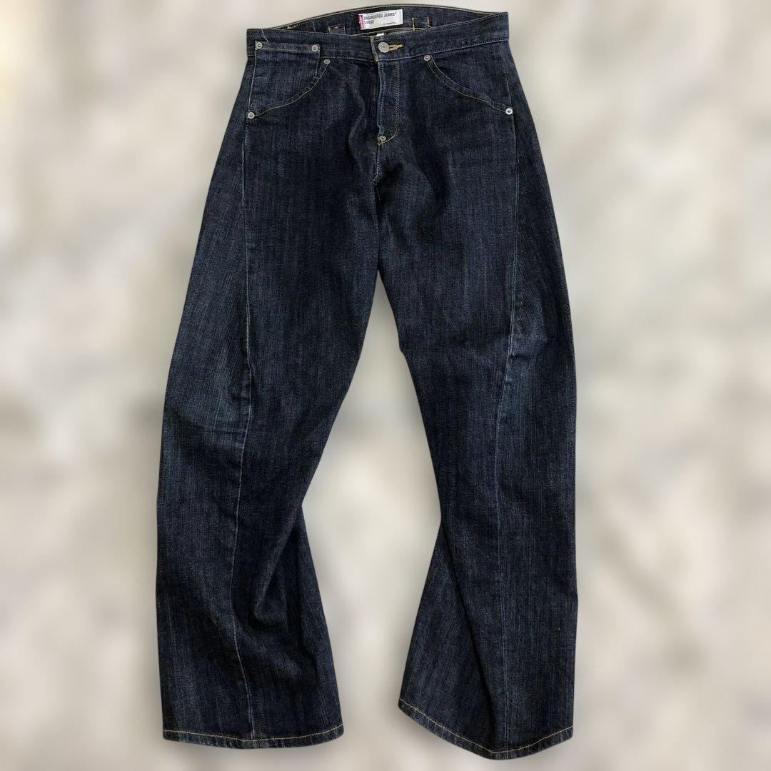 美品　Levi's engineered jeans loose シンチバック Levi's engineered jeans LOOSE シンチバック - メルカリ