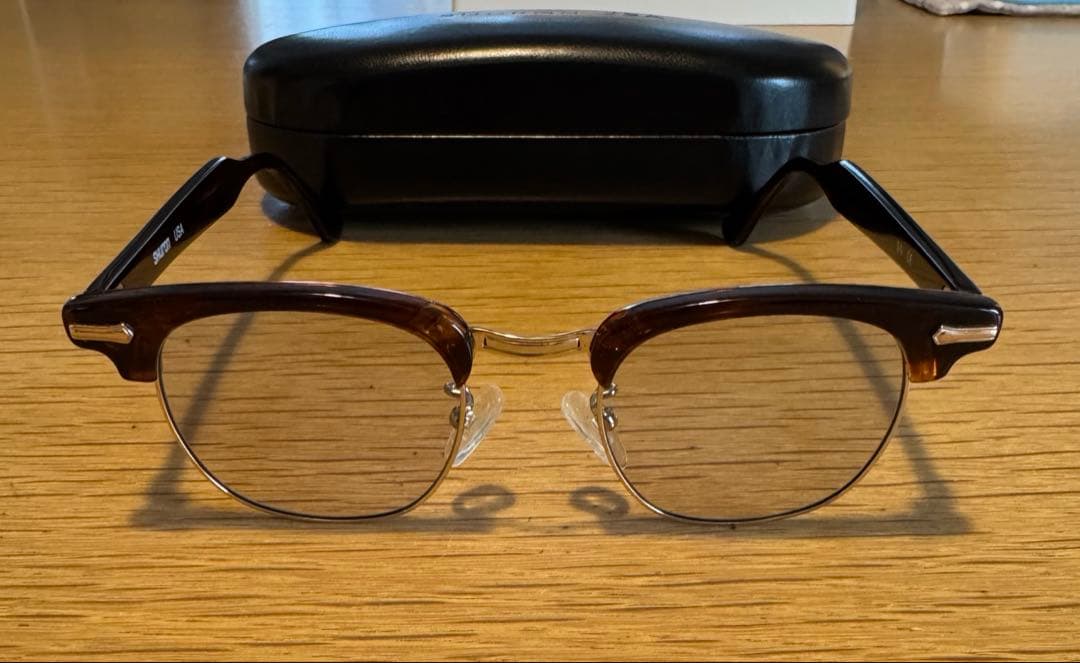 SHURON 眼鏡 サーモント 度なし 46-22