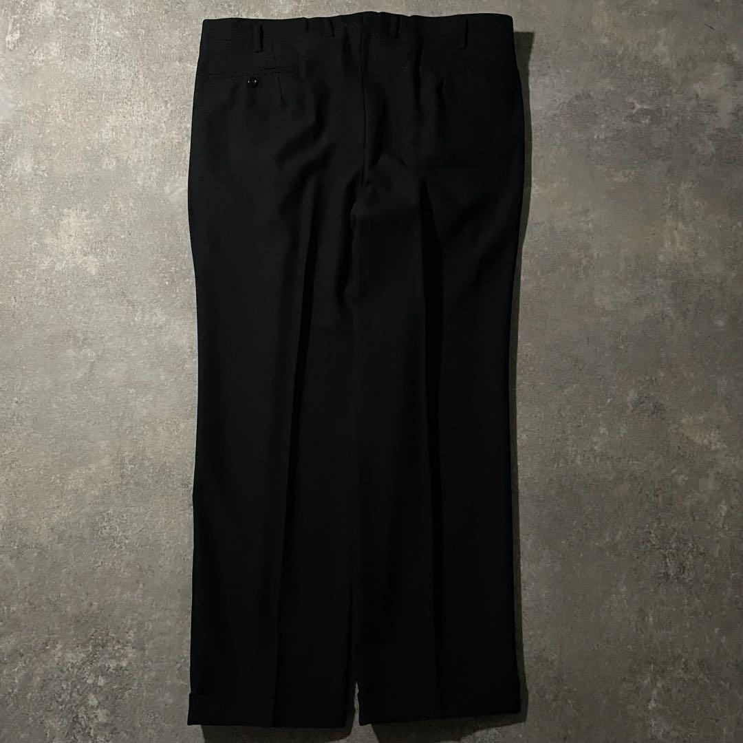 NO.124 vintage セットアップ ダブル ピンズ　ネクタイ ブラック