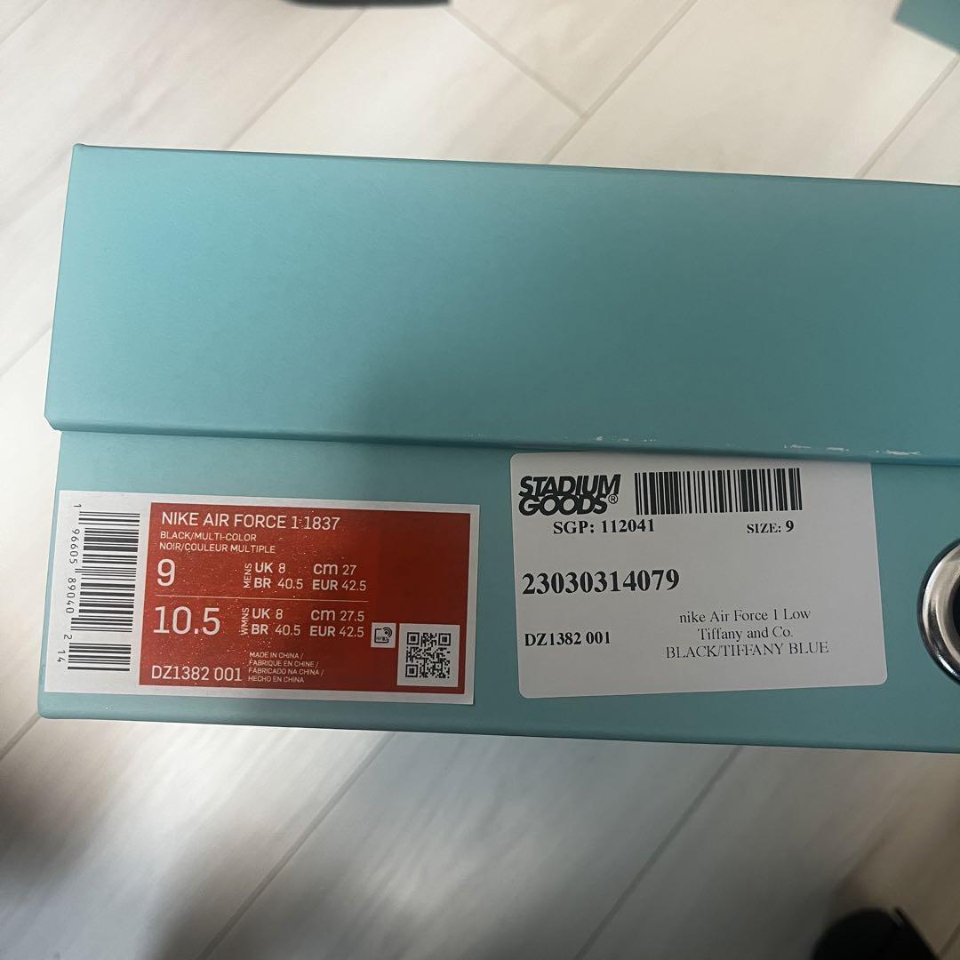 新品未使用 ナイキ ティファニー コラボスニーカー NIKE ティファニー 9