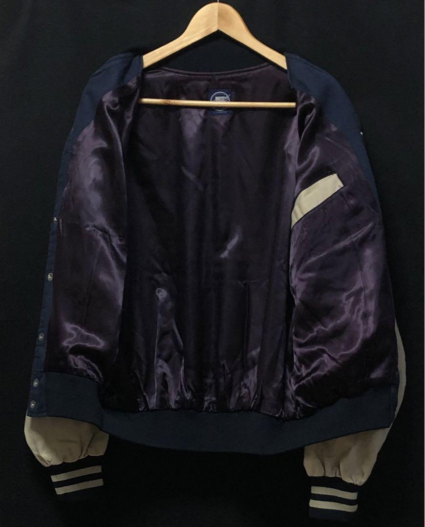 90s ヴィンテージ　MLB ロサンゼルス　ドジャース　スタジャン　USA製