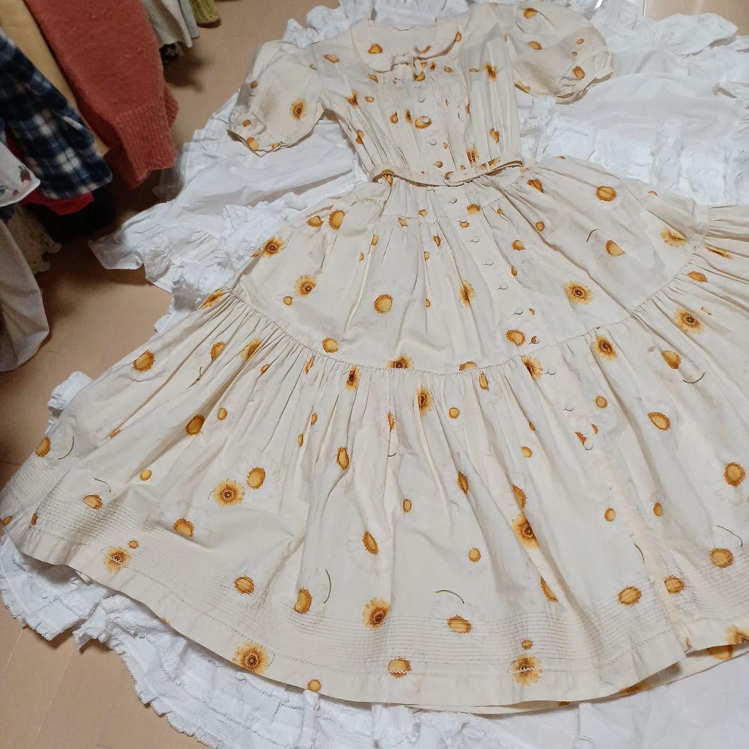 美品⭐ピンクハウス⭐花柄半袖ロングワンピース⭐