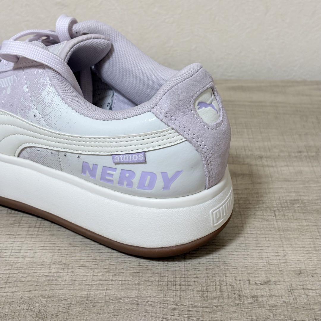 靴 PUMA SUEDE MAYU NERDY ATMOS PINK PURPLE PUMA SUEDE MAYU WNS NERDY ATMOS PINK PURPLE（プーマ