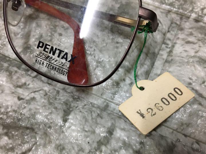 【コンディシ】 店頭展示品 アンティーク 日本製 PENTAX ペンタックス チタンフレーム B6dAt-m69957497354 フレーム