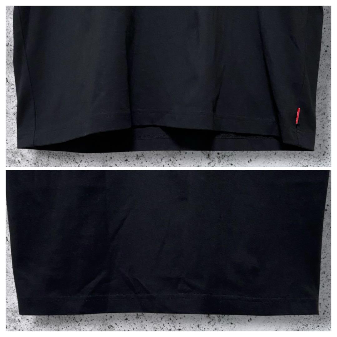 【新品・ステッカー付】ブラックアイパッチ×チーム友達 取扱注意 Tシャツ 黒 L