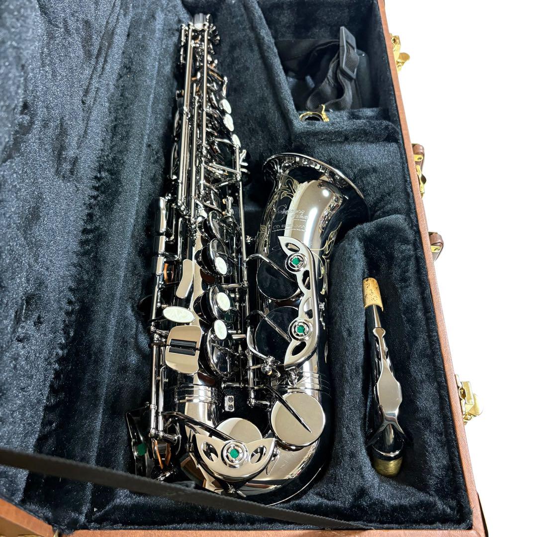 【美品】SELVA アルトサックス ブラックニッケル エレガンスシリーズ