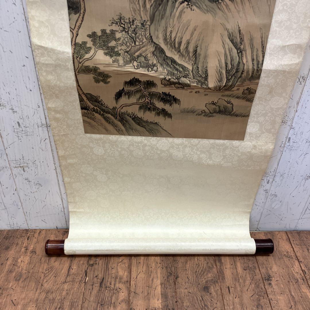 中国美術 山水図 水墨画 風景画 自然画 掛け軸 美術 芸術 アート 絵画