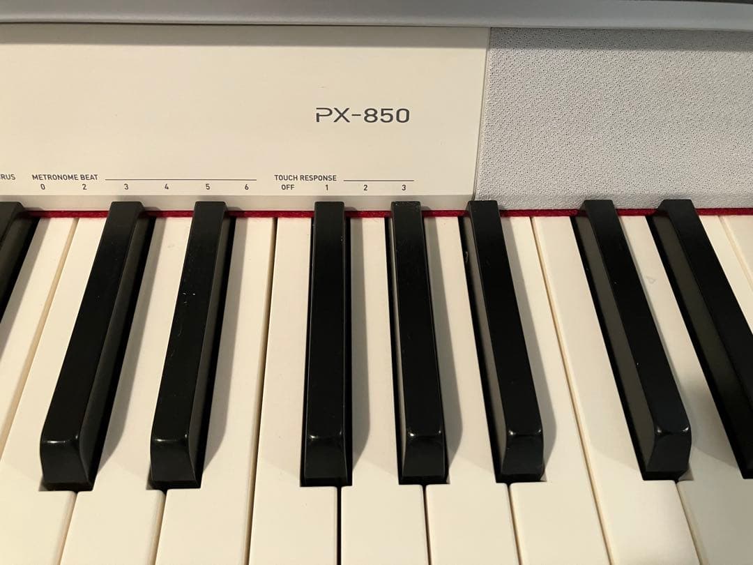 【美品】CASIO 電子ピアノ PX-850WE【無料配送可能】 PX-850BK / 850WE - デジタルピアノ＜プリヴィア＞ - 電子楽器 - CASIO