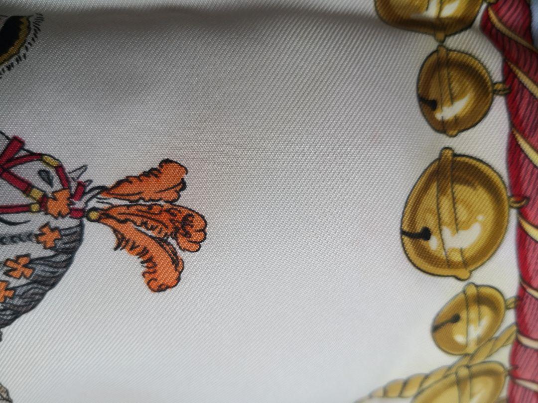 エルメス HERMES スカーフ カレ90 馬飾り 画像10