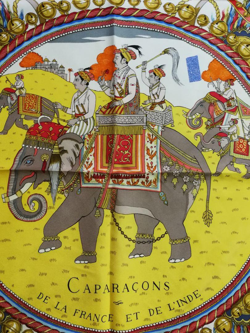エルメス HERMES スカーフ カレ90 馬飾り 画像2