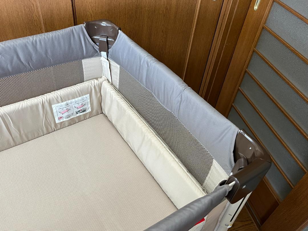 Aprica アップリカ ココネルエアー ベビーベッド　ココアブラウン