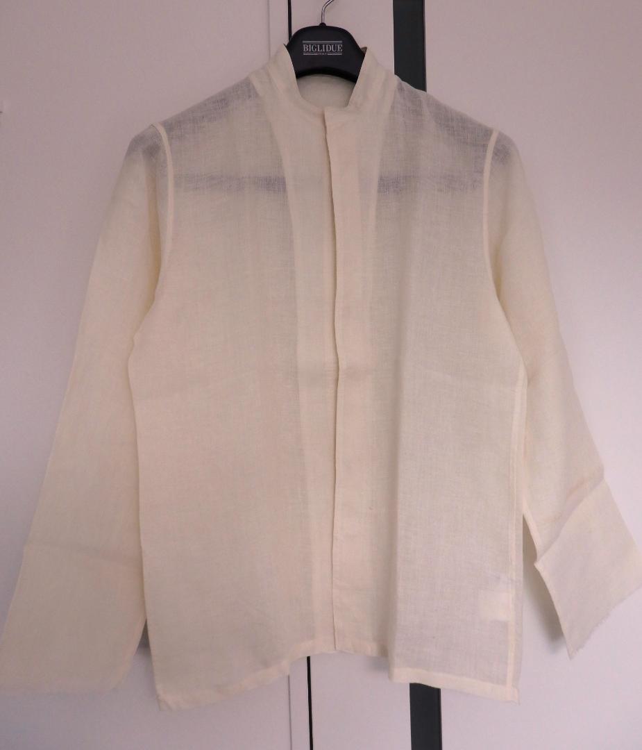 Yohji Yamamoto POUR HOMMEシャツジャケット(麻)