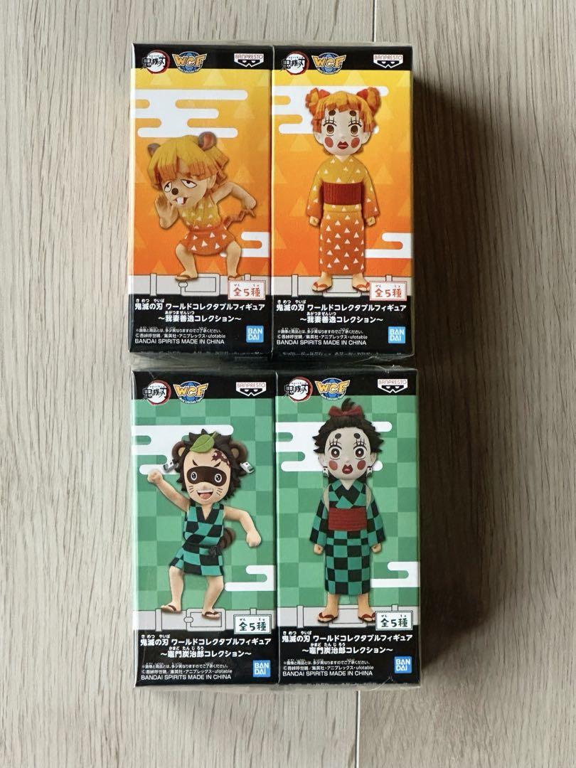鬼滅の刃 ワーコレ ポン治郎 チュウ逸 炭子 善子 4点セット