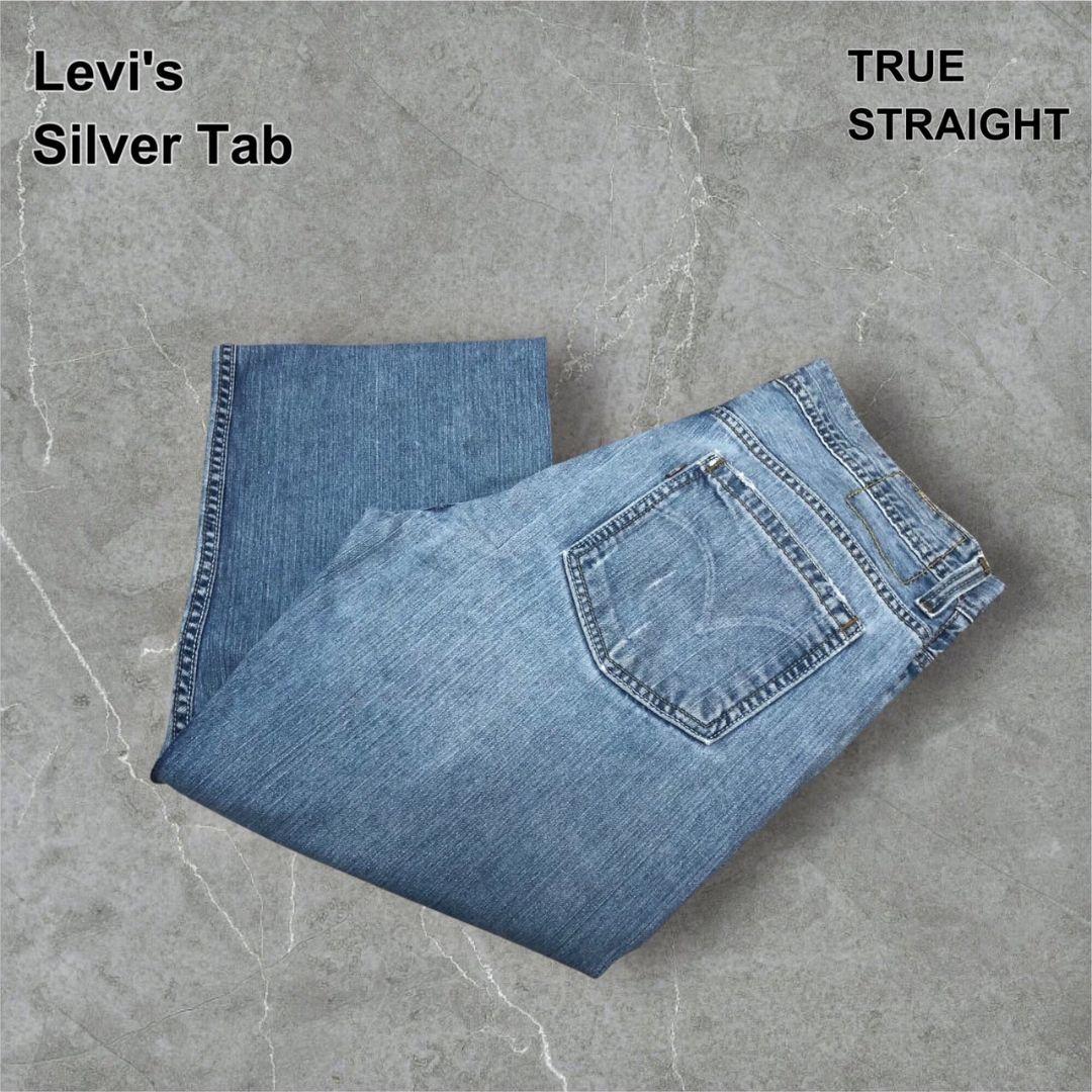 リーバイスシルバータブTRUE STRAIGHTデニムパンツ36×33y2k