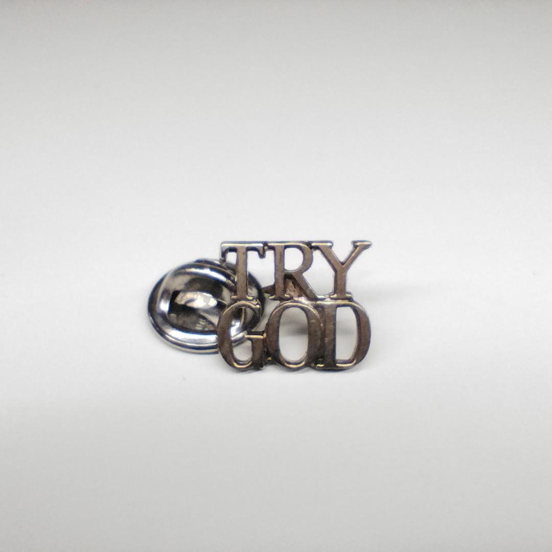 【国内即発送】 TRY TIFFANY GOD ティファニー silver ピンバッジ アクセサリー
