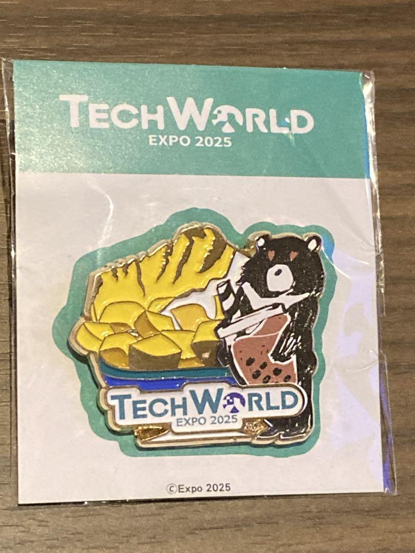 非売品・限定】TECH WORLD 建物 ピンバッジ｜大阪・関西万博2025