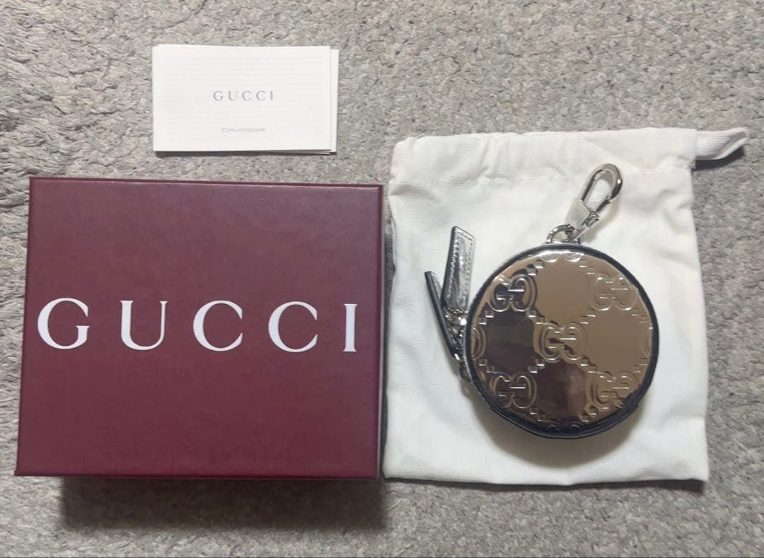 GUCCI バッグチャーム　シルバー