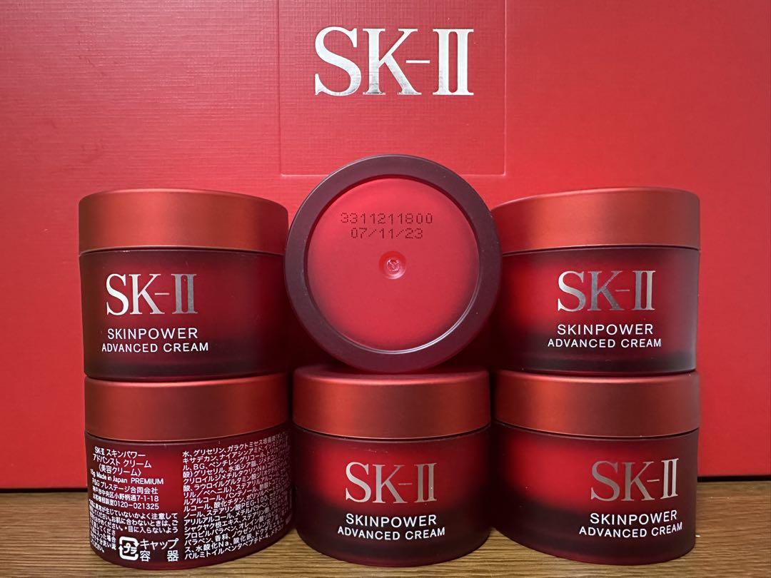 SK-2スキンパワーアドバンスド クリーム90g (15g×6セット)