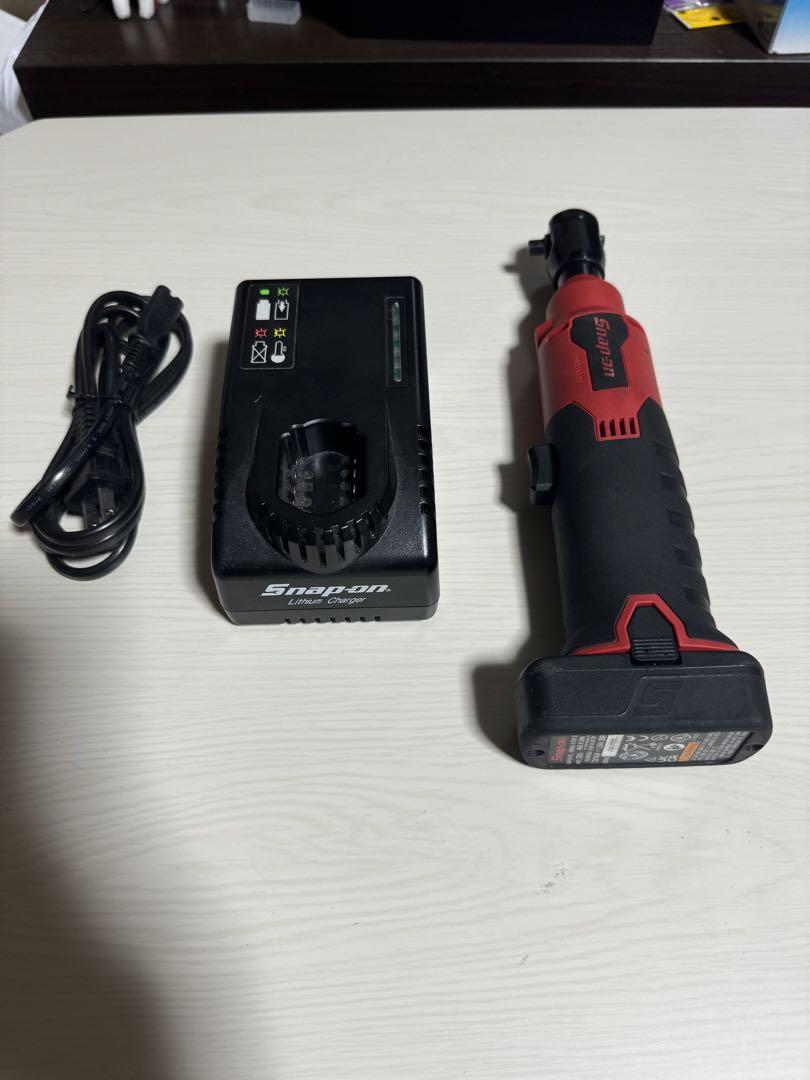 スナップオン 電動ラチェット1/4 CTR814 バッテリー 充電器付属 画像1