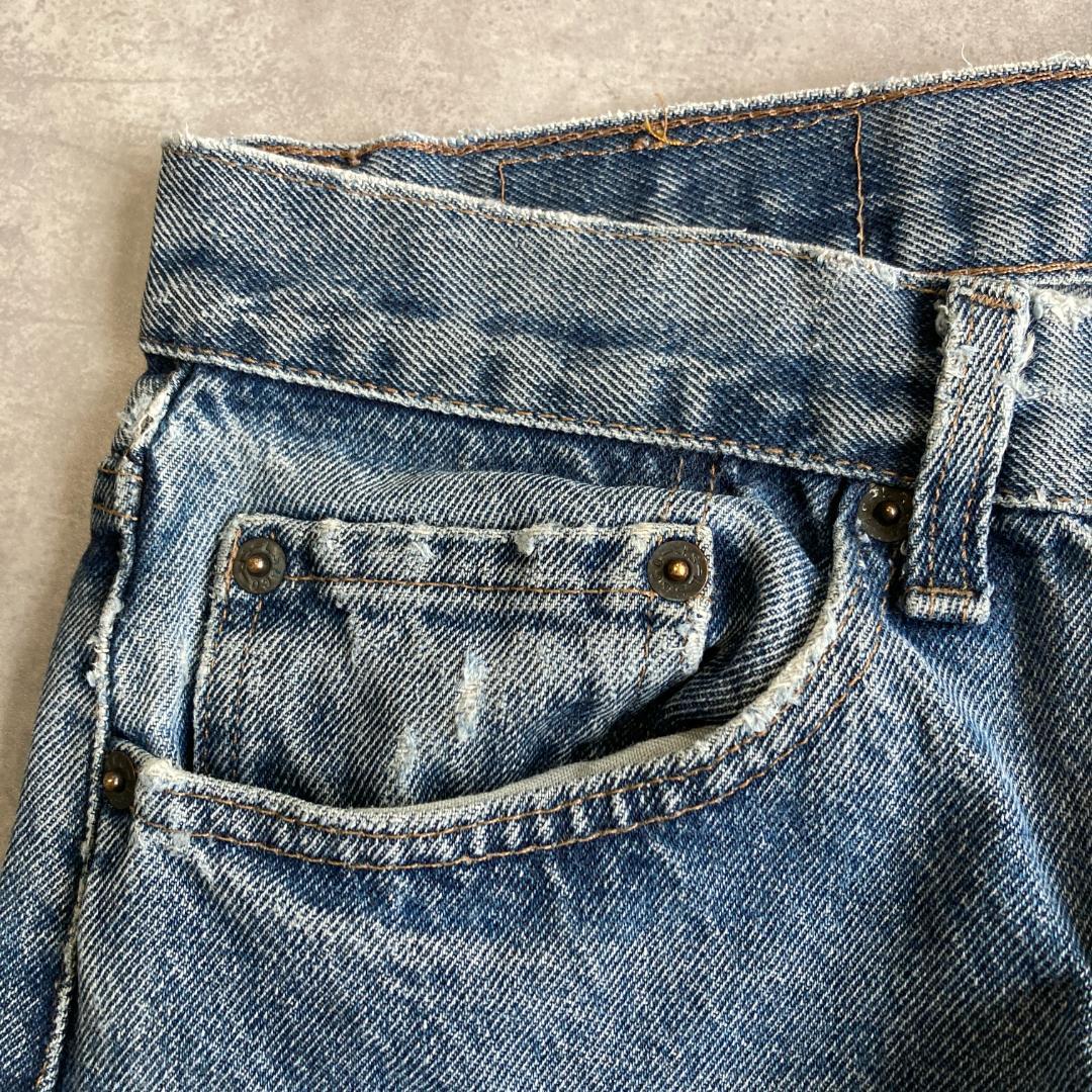リーバイス501 Levis W30 ブルーデニム 青 パンツ 90s USA製