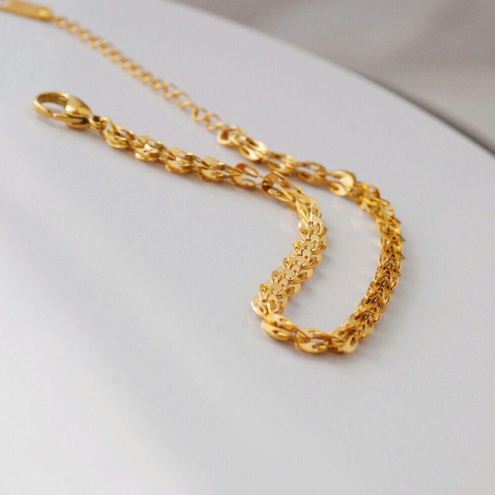 究極美品】18 K金欧米ファッションブレスレット個性気質
