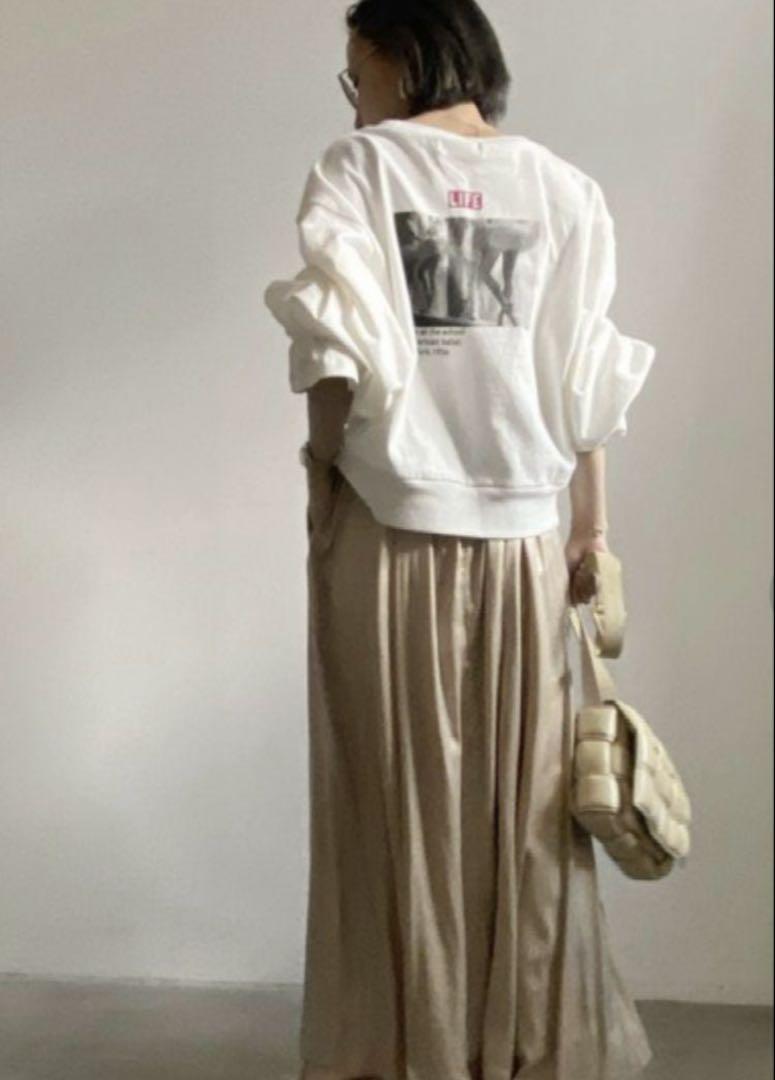 トップス AMERI LIFE BALLERINA PUFF LONG TEE Ameri（アメリ）の「LIFE BALLERINA PUFF LONG TEE（Tシャツ