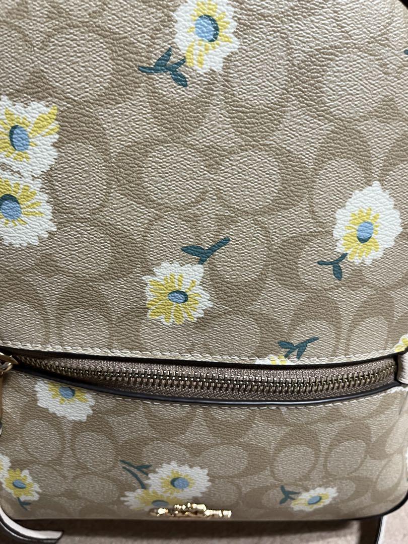 コーチCoach フラワープリント リュック⭕️美品⭕️最終値下げ中