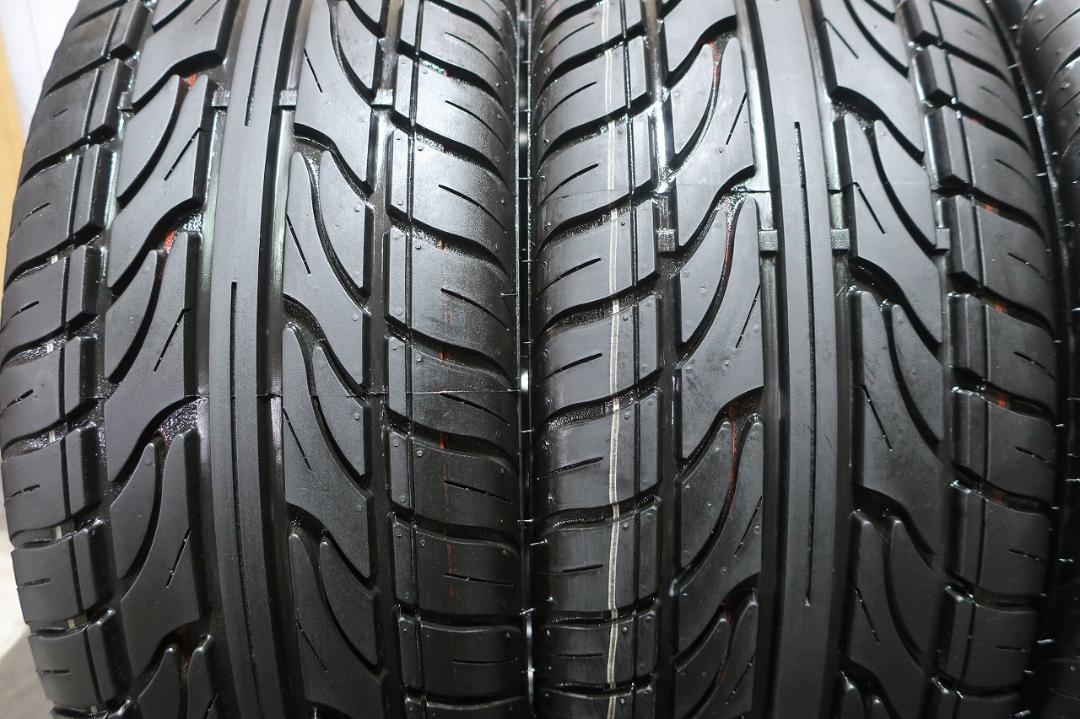 トラフィックスター PCD100 4穴 バリ溝 205/40R17 ブラポリ