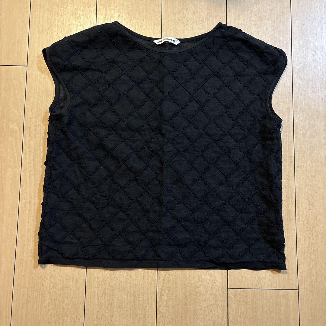 mina perhonen petal fence フレンチスリーブブラウス40