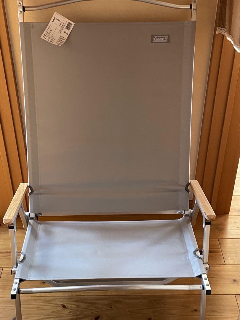 Coleman フォールディングチェアワイド グレー
