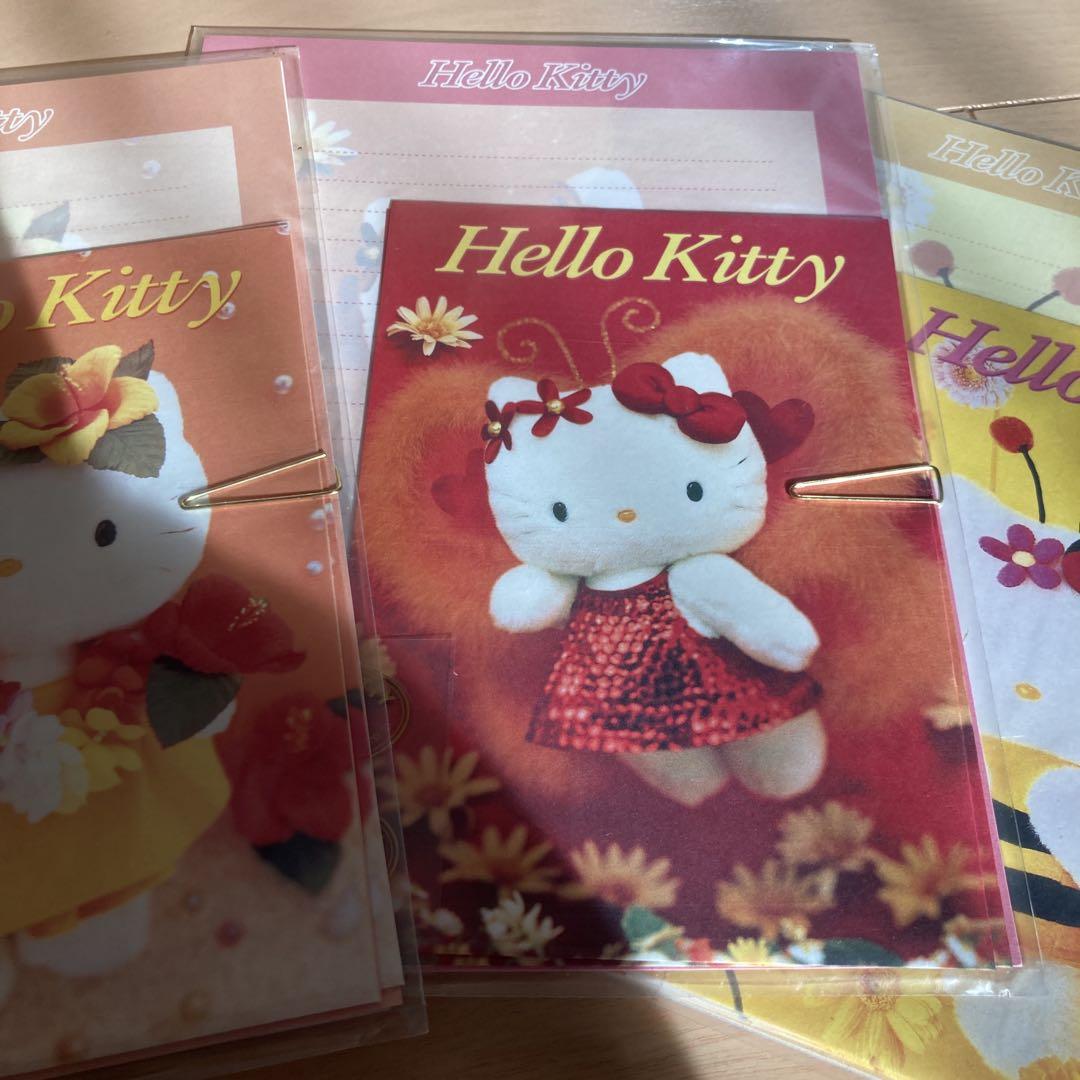 ハローキティ キティちゃん グッズ レターセット シール メモ帳