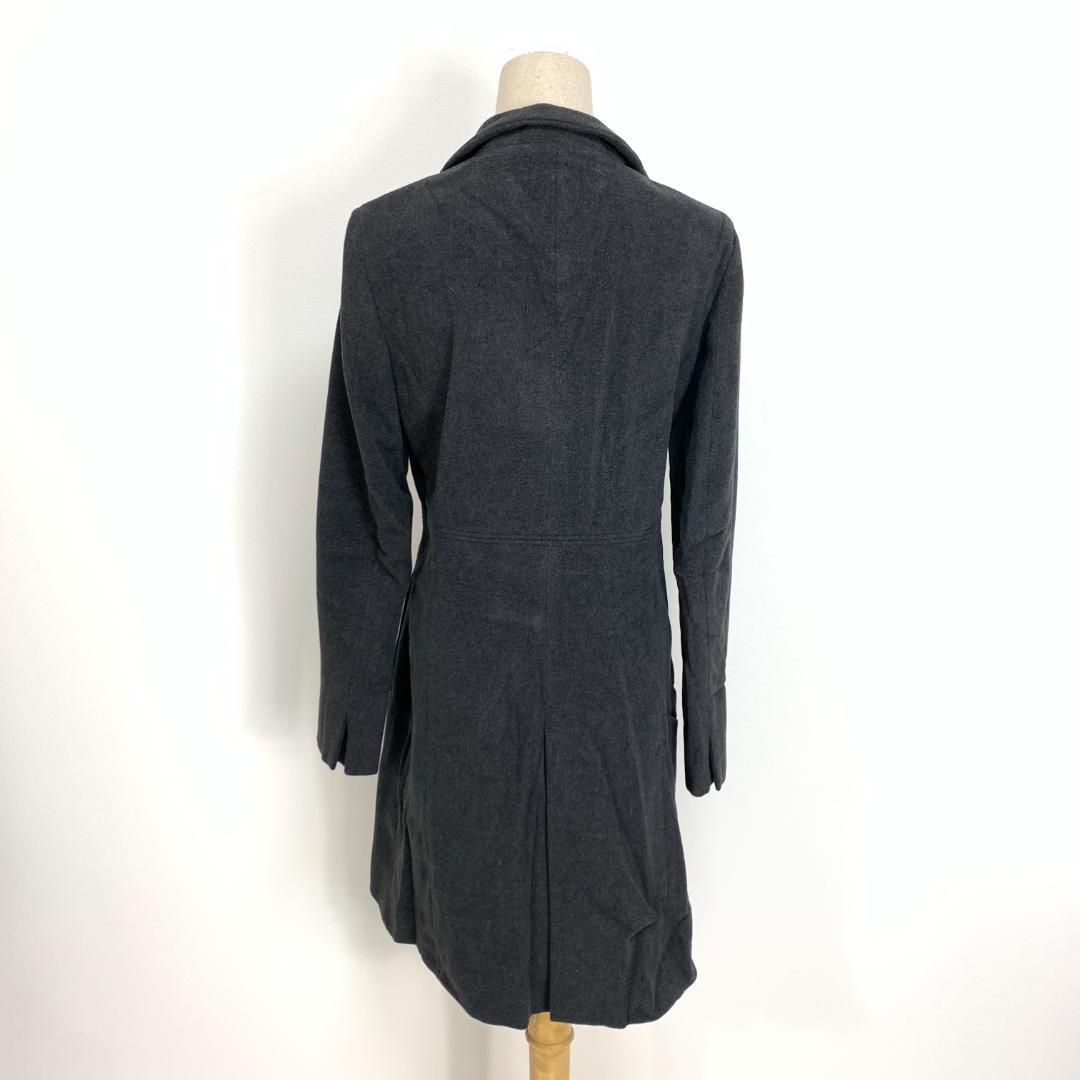A4827 23区 ロングコート ウール カシミヤ 裏地あり グレー 40 A4827 23区 ロングコート ウール カシミヤ 裏地あり グレー 40