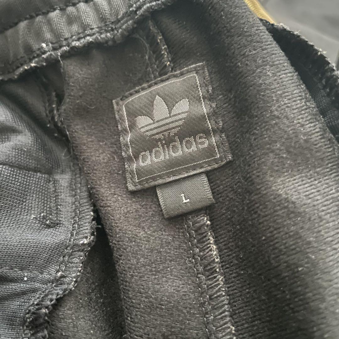 adidas トレフォイル　刺繍　ジャージ　上下　セットアップ