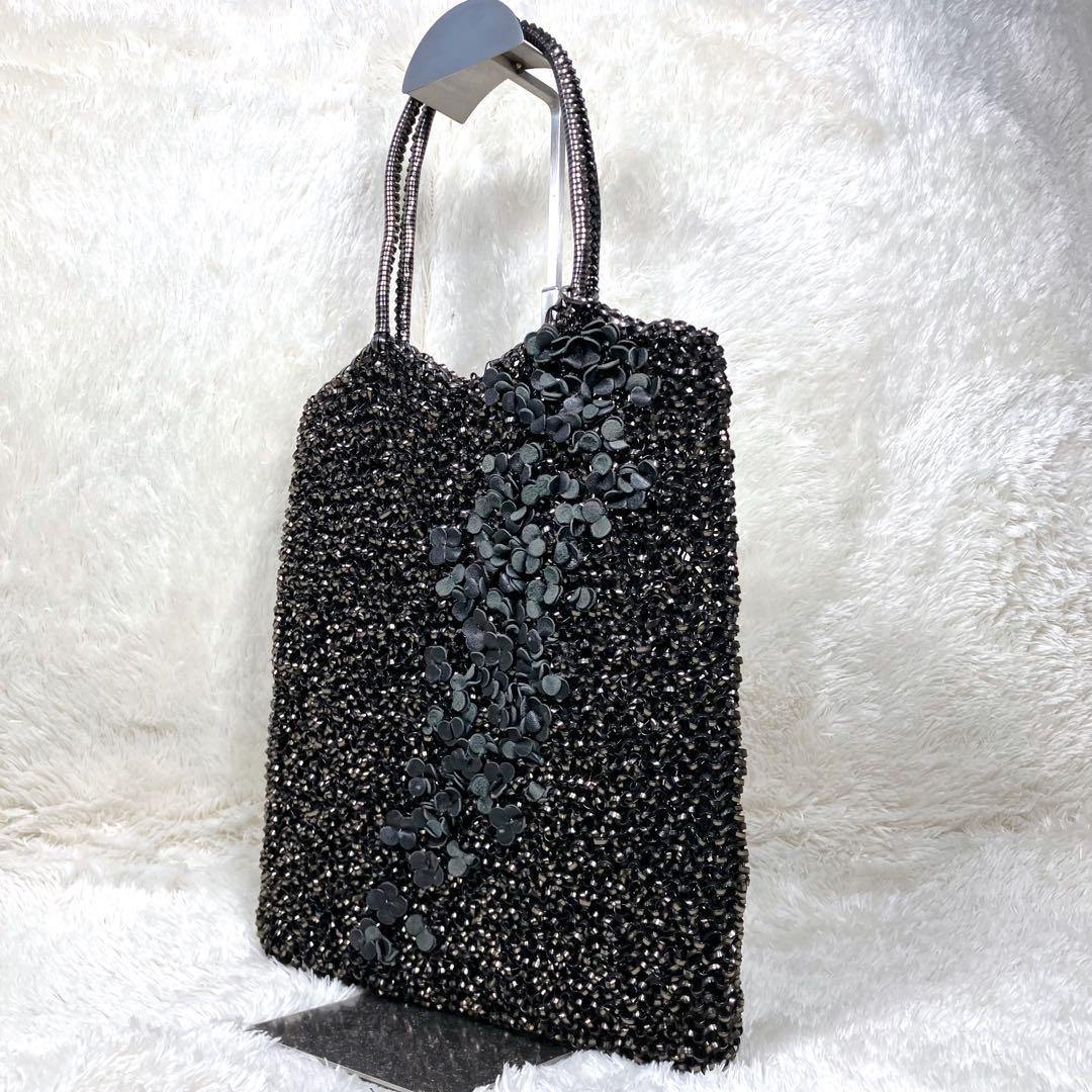 ♡美品♡ANTEPRIMA アンテプリマ フラワー ワイヤーバッグ 黒 630 ✨美品✨ ANTEPRIMA アンテプリマ ワイヤーバッグ フラワー