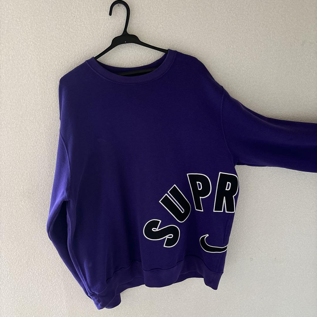 SUPREME  NIKE 紫 スウェット トレーナー