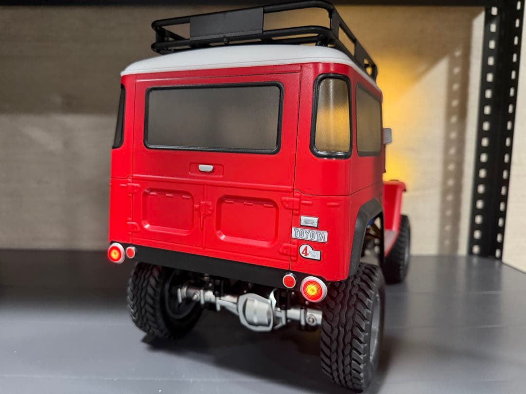 タミヤCC-02 ランドクルーザー40 組立済未走行 オプション多数 フルLED タミヤCC-02 ランドクルーザー40 組立済未走行 オプション多数 フルLED