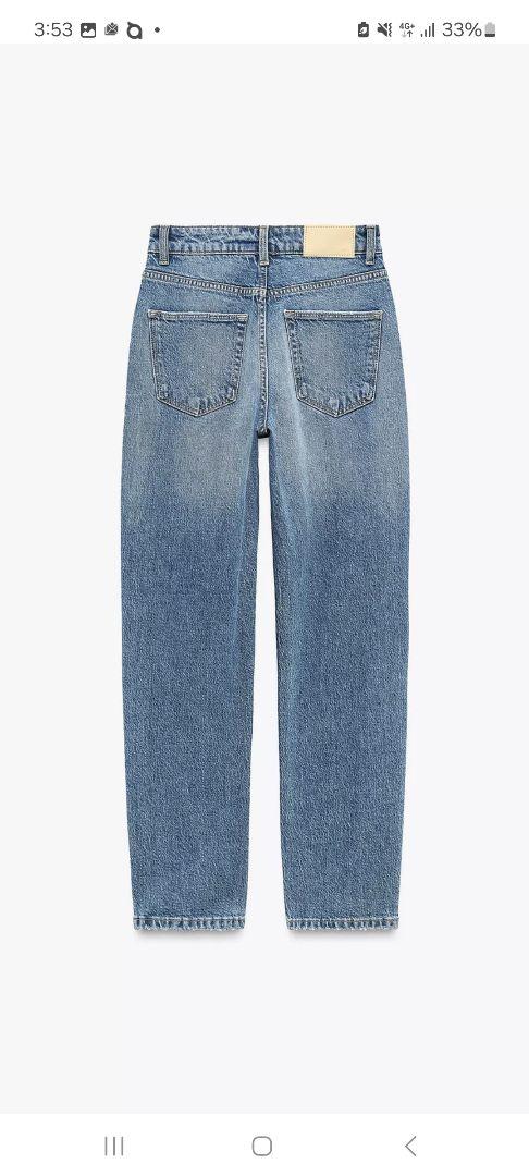 【即納&大特価】 新しいファッション - ZARA️⭕️ ハイウエストマムレッグ パンツ