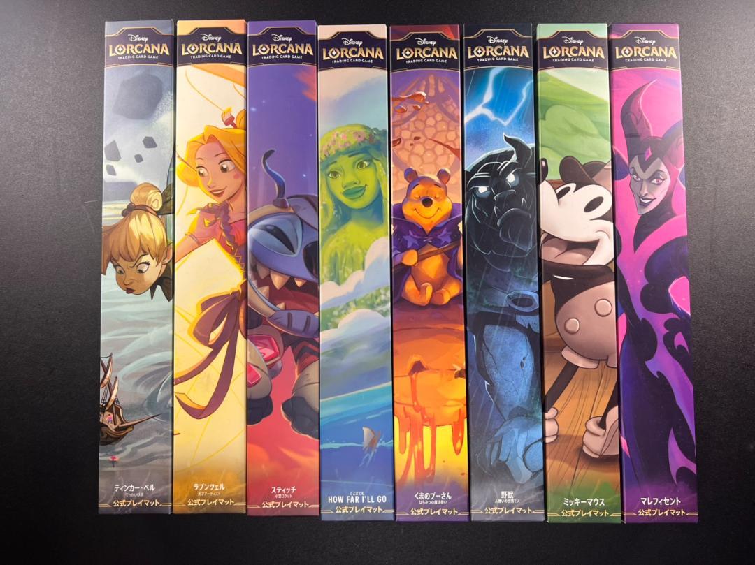 新品　未使用　ロルカナ　公式プレイマット 1弾～4弾 セット品 ディズニー・ロルカナ・TCG 日本語版 公式プレイマット「ベル