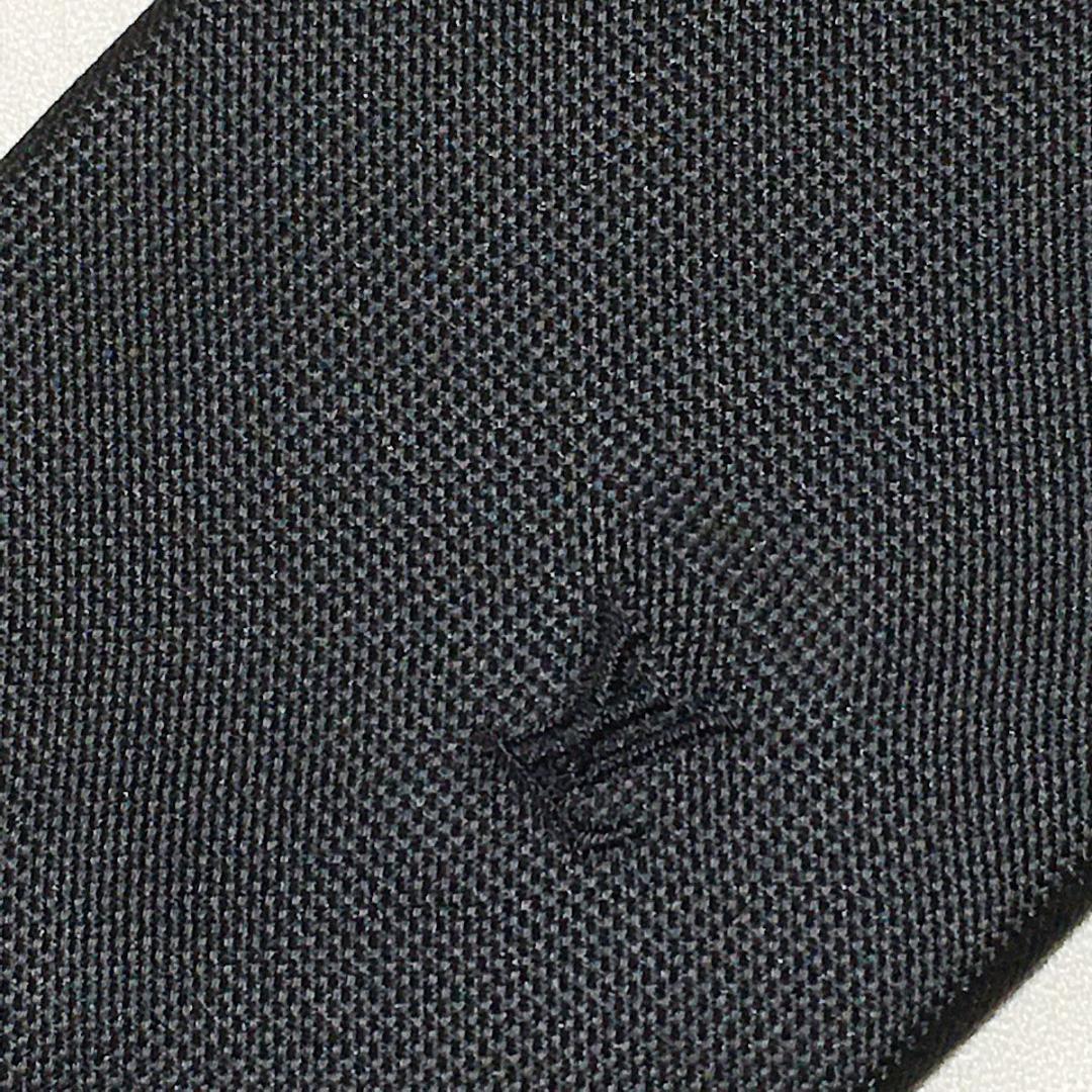 美品 ルイヴィトン Louis Vuitton ネクタイ シルク ブラック