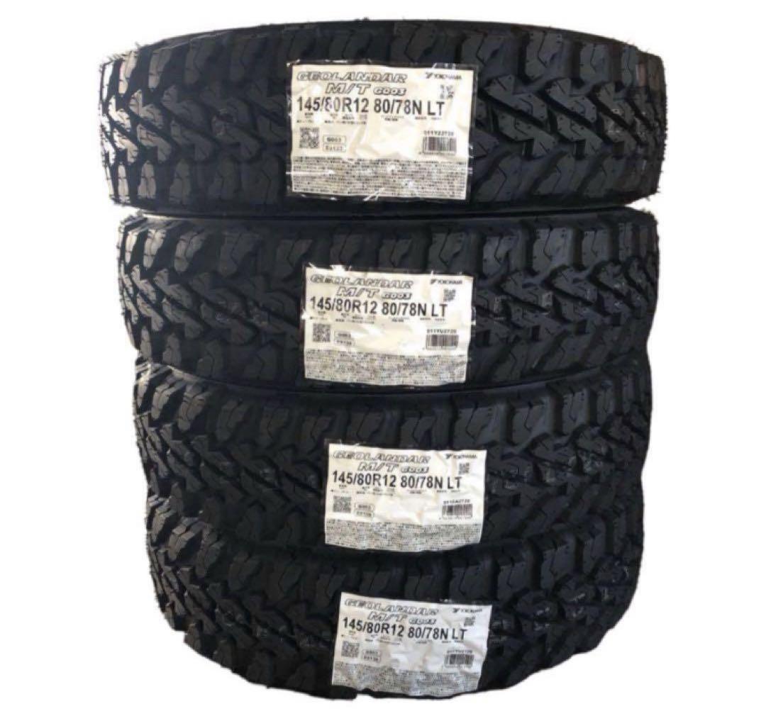 新品　2025年製　ヨコハマ　ジオランダー　145/80R12 80 G003