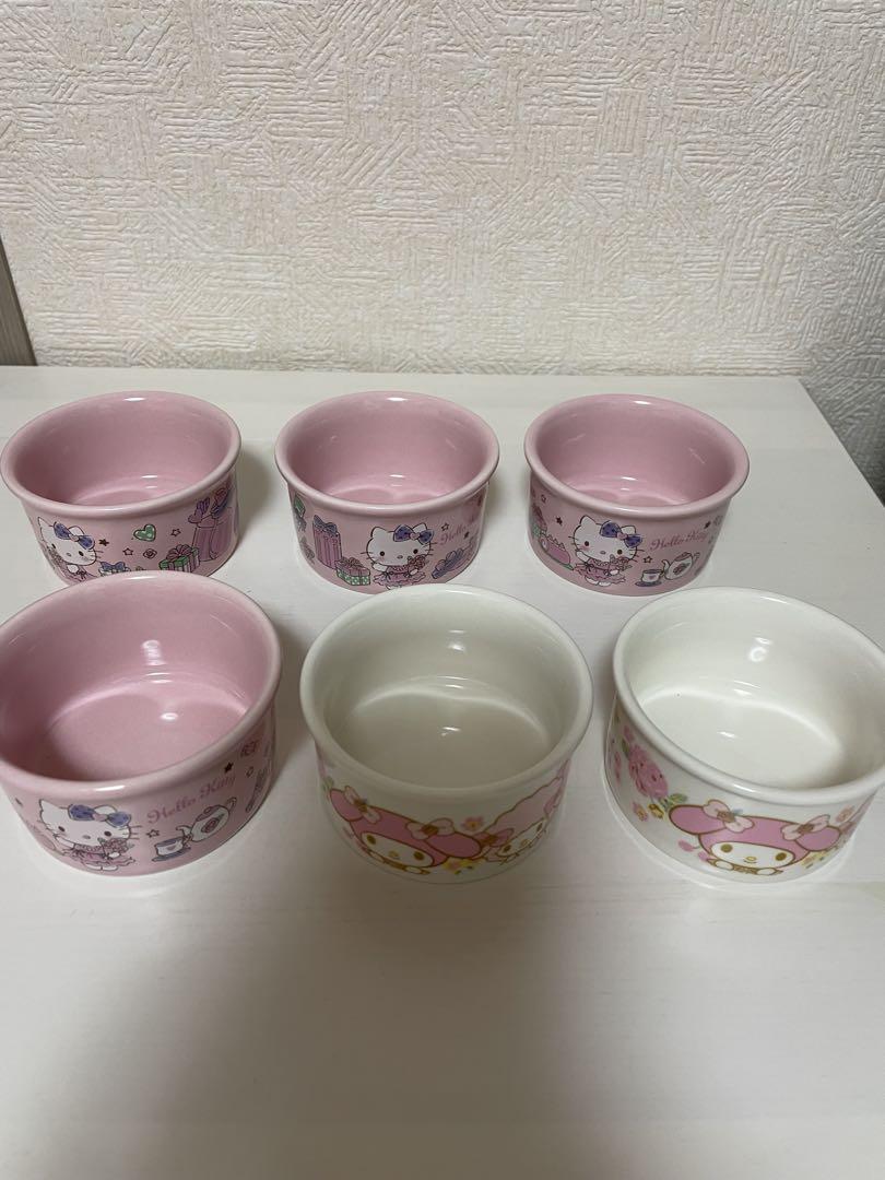 〈新品未使用〉キティ＆マイメロココット６個セット